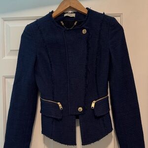 Max & Co. Dark Blue Blazer with Gold Details